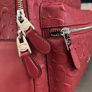 Brand New Red Embossed Leather Coach Backpack! Coach Charter Backpack 24 In Signature Leather – Club de Mode main image 3